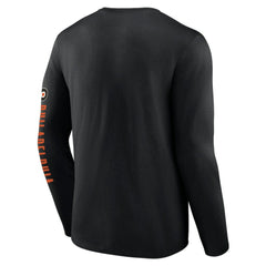 NHL Philadelphia Flyers Fanatics Headline Long Sleeve T-Shirt - Black