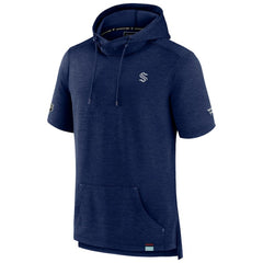 NHL Seattle Kraken Fanatics Authentic Pro Pullover Hoodie - Heather Deep Sea Blue
