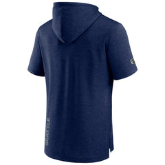 NHL Seattle Kraken Fanatics Authentic Pro Pullover Hoodie - Heather Deep Sea Blue
