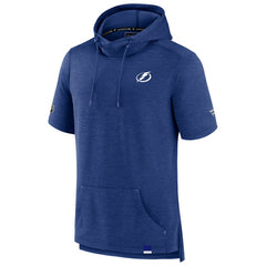 NHL Tampa Bay Lightning Fanatics Authentic Pro Pullover Hoodie - Heather Blue
