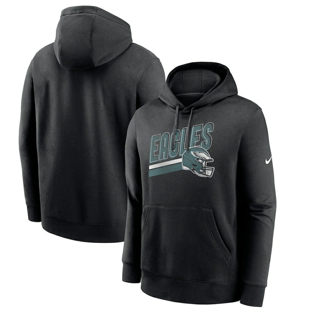 Philadelphia Eagles Club Fleece Pullover Hoodie Black