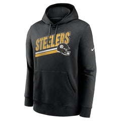 Pittsburgh Steelers Club Fleece Pullover Hoodie Black