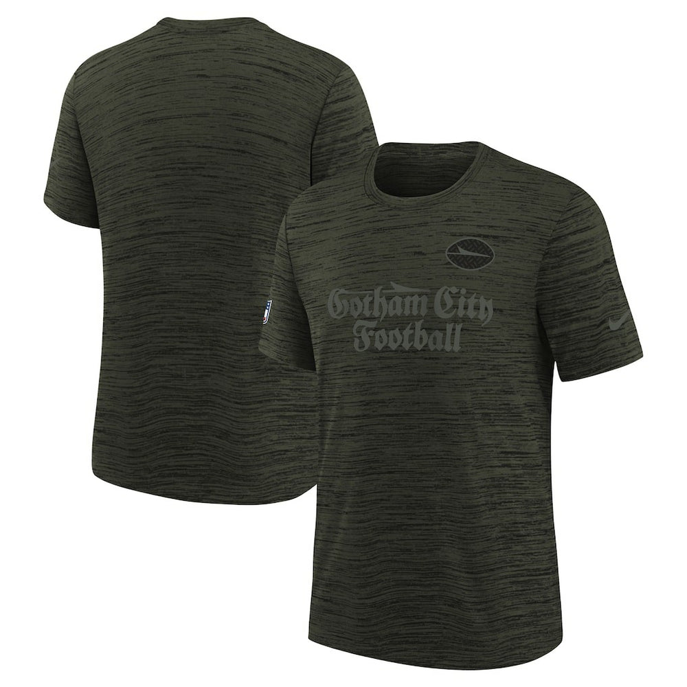 New York Jets Youth 2025 Rivalries Collection Sideline Velocity Dri-FIT T-Shirt Gotham Green