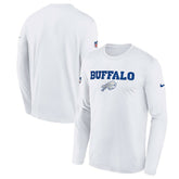 Buffalo Bills Youth 2025 Rivalries Collection Sideline Legend Dri-FIT Long Sleeve T-Shirt White