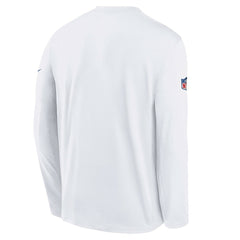 Buffalo Bills Youth 2025 Rivalries Collection Sideline Legend Dri-FIT Long Sleeve T-Shirt White