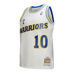 NBA Tim Hardaway Golden State Warriors Hardwood Classics 1990/91 Swingman Jersey sale - White