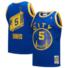 NBA Baron Davis Golden State Warriors Hardwood Classics 2004/05 Swingman Jersey - Royal