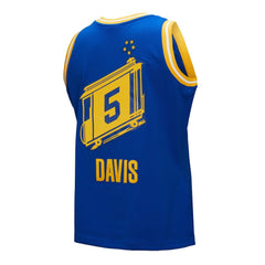 NBA Baron Davis Golden State Warriors Hardwood Classics 2004/05 Swingman Jersey - Royal