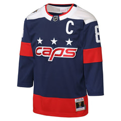 NHL Alexander Ovechkin Washington Capitals Mitchell & Ness Youth 2018 NHL Stadium Series Power Play 2.0 Player Jersey - Navy