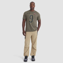 Joe Burrow Cincinnati Bengals 2025 Salute to Service Name & Number T-Shirt Olive