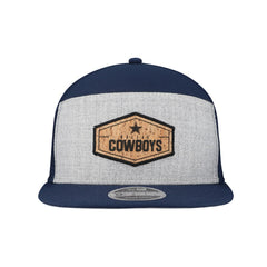 Dallas Cowboys New Era Cork Split Panel 9FIFTY Trucker Snapback Hat Gray/Navy