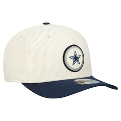 Dallas Cowboys New Era Loyal Corduroy 9SEVENTY Adjustable Hat Cream