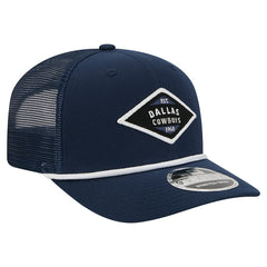 Dallas Cowboys New Era 9SEVENTY Team Rope Stretch-Snap Hat Navy