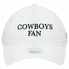 Dallas Cowboys New Era Women's Team Fan 9TWENTY Adjustable Hat White