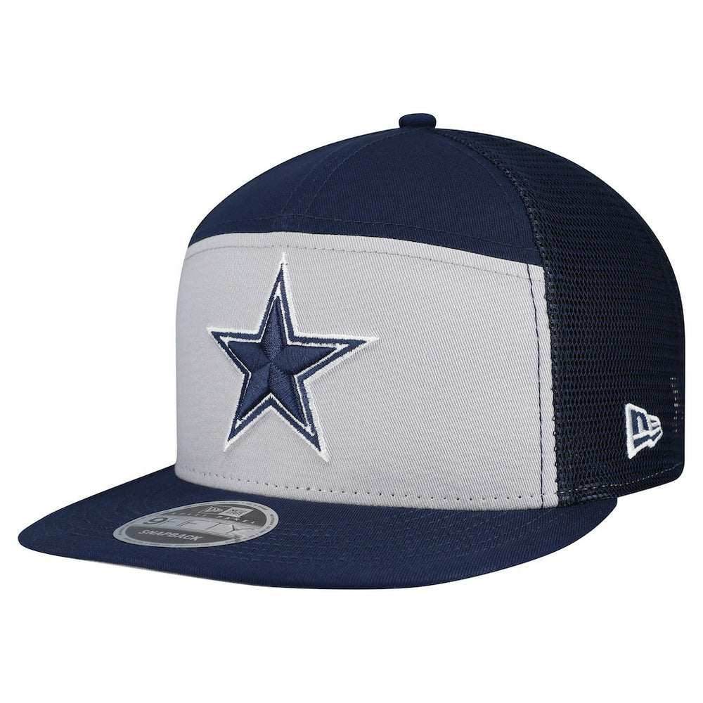 Dallas Cowboys New Era Outdoor Split Panel 9FIFTY Snapback Hat Gray/Navy