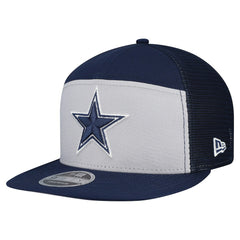 Dallas Cowboys New Era Outdoor Split Panel 9FIFTY Snapback Hat Gray/Navy
