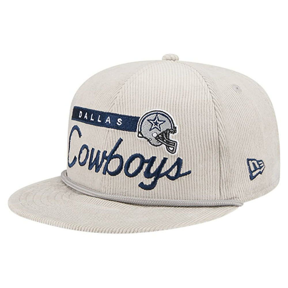 Dallas Cowboys New Era Cord Rope 9FIFTY Snapback Hat Gray