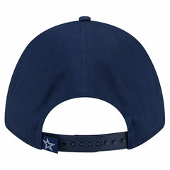 Dallas Cowboys New Era Women's Metallic A-Frame 9FORTY Adjustable Hat Navy
