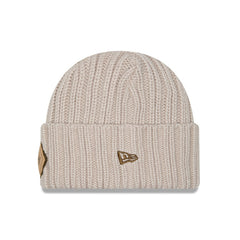 Dallas Cowboys New Era Logo Applique Cuffed Knit Hat Light Beige