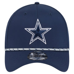 Dallas Cowboys New Era Featherweight Poly Rope Flex 39Thirty Hat Navy