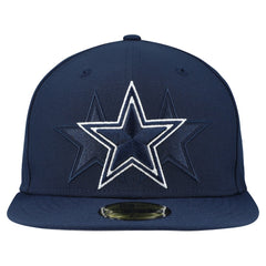 Dallas Cowboys New Era Tri-Hit 59FIFTY Fitted Hat Navy