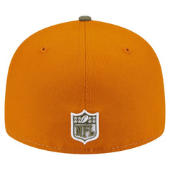 Dallas Cowboys New Era 2-Tone Color Pack Split Panel 59FIFTY Fitted Hat Olive/Brown