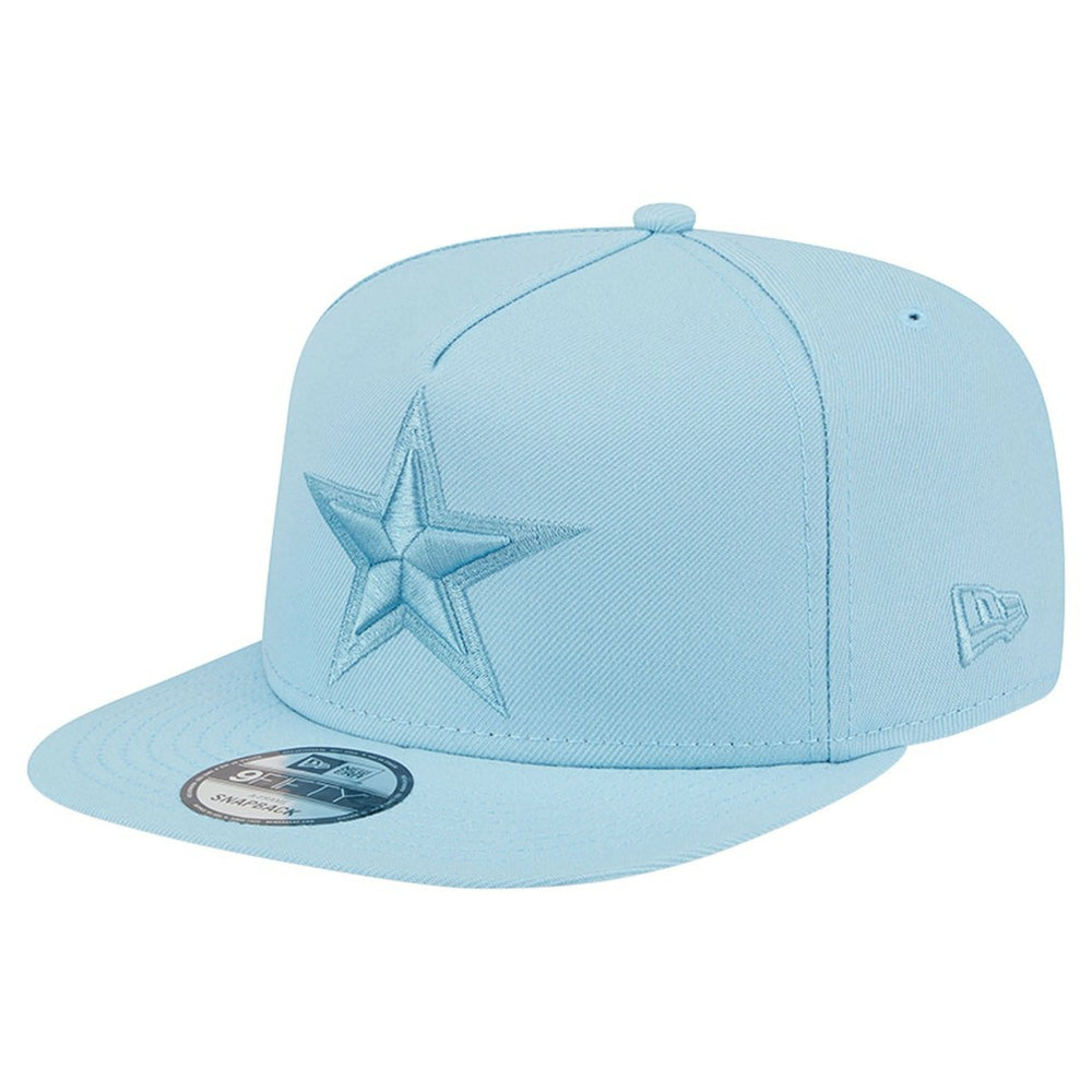 Dallas Cowboys New Era Color Pack A-Frame 9FIFTY Snapback Hat Light Blue