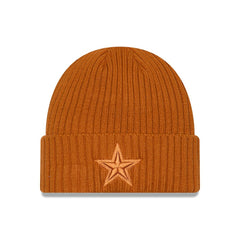Dallas Cowboys New Era Color Pack Cuffed Knit Hat Brown