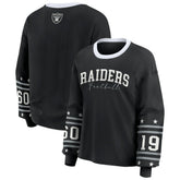 Las Vegas Raiders WEAR by Erin Andrews Women's Sport Long-Sleeve T-Shirt Black