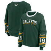 Green Bay Packers WEAR by Erin Andrews Women's Plus Size Sport Long-Sleeve T-Shirt Green
