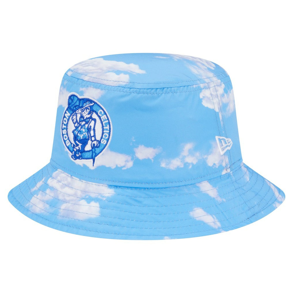 Boston Celtics Summer Sun and Storm Reversible Bucket Hat Black/Light Blue