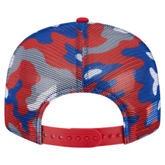 NHL New York Rangers New Era Camo Meshback 9FIFTY Snapback Hat - Blue/Red