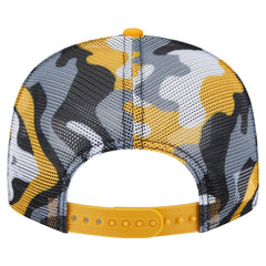 NHL Pittsburgh Penguins New Era Camo Meshback 9FIFTY Snapback Hat - Black/Gold
