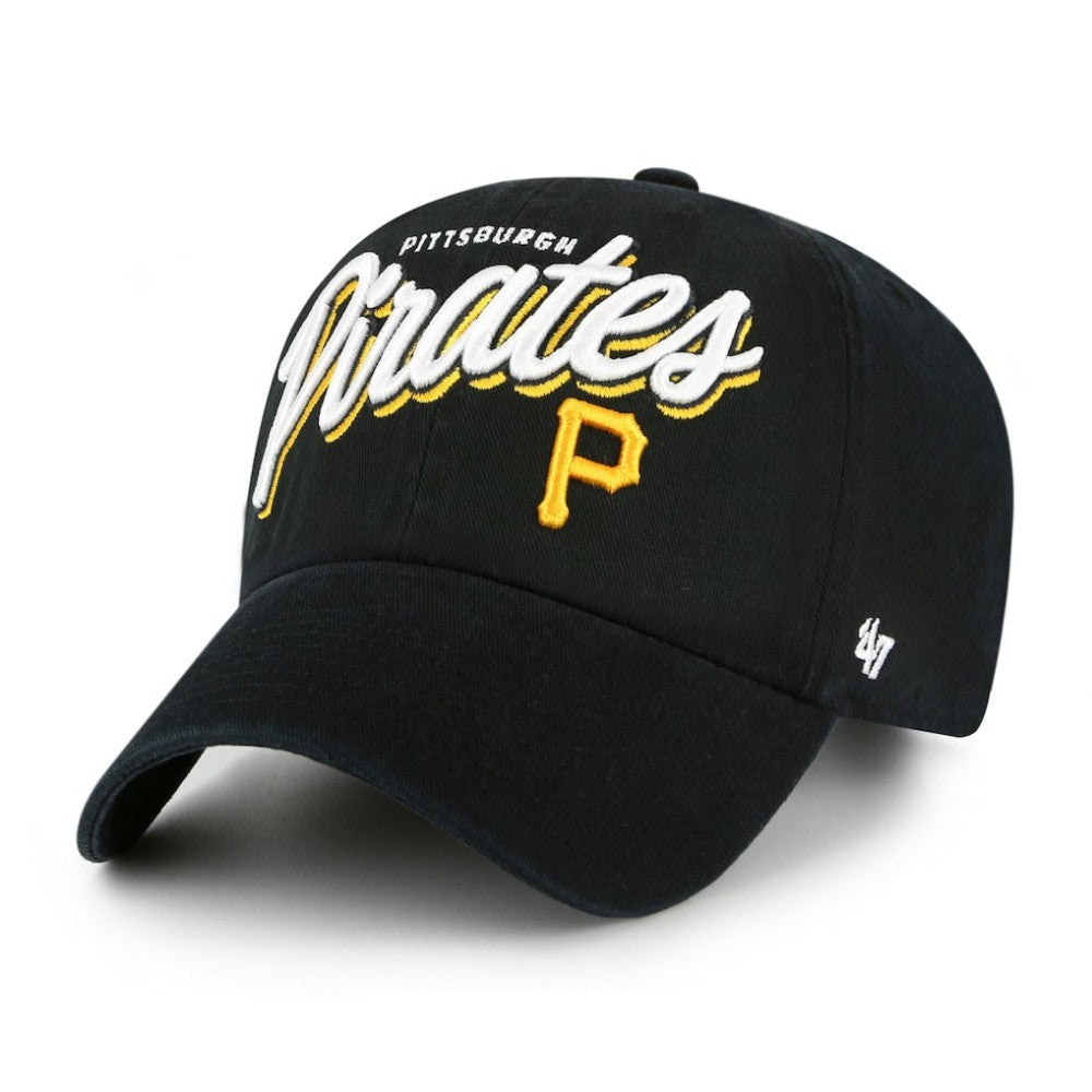 Pittsburgh Pirates '47 Women's Ariana Clean Up Adjustable Hat - Black Hats