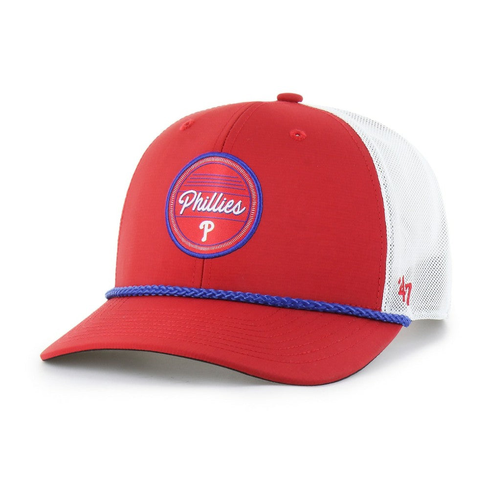 Philadelphia Phillies '47 Fairway Trucker Adjustable Hat - Red/White Hats