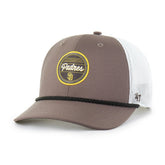 San Diego Padres '47 Fairway Trucker Adjustable Hat - Brown/White Hats