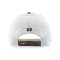 San Diego Padres '47 Fairway Trucker Adjustable Hat - Brown/White Hats