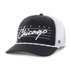 Chicago White Sox '47 Brrr Downburst Mesh Hitch Adjustable Hat - Black Hats