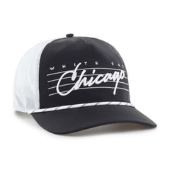 Chicago White Sox '47 Brrr Downburst Mesh Hitch Adjustable Hat - Black Hats