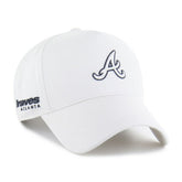 Atlanta Braves '47 Foundational Pinch Offside Adjustable Hat - White Hats