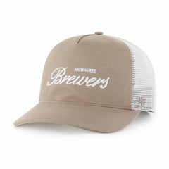 Milwaukee Brewers '47 Foundational Mesh Hitch Adjustable Hat - Brown Hats