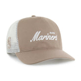 Seattle Mariners '47 Foundational Mesh Hitch Adjustable Hat - Brown Hats
