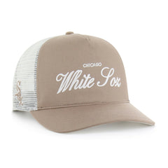 Chicago White Sox '47 Foundational Mesh Hitch Adjustable Hat - Brown Hats