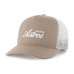 Houston Astros '47 Foundational Mesh Hitch Adjustable Hat - Brown Hats
