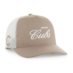 Chicago Cubs '47 Foundational Mesh Hitch Adjustable Hat - Brown Hats