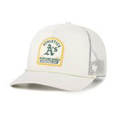 Athletics '47 Gravestone Adjustable Trucker Hat - Cream Hats