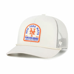 New York Mets '47 Gravestone Adjustable Trucker Hat - Cream Hats