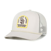 San Diego Padres '47 Gravestone Adjustable Trucker Hat - Cream Hats