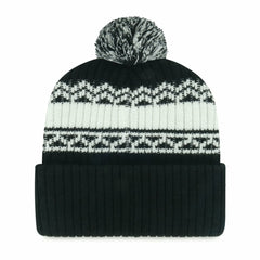 Chicago White Sox '47 Youth Polar Vortex Cuffed Knit Hat with Pom - Black Hats