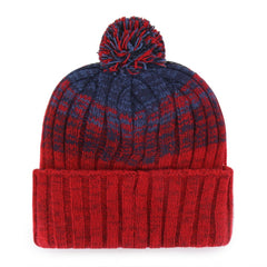 Washington Nationals '47 Cascade Cuffed Knit Hat with Pom - Red Hats
